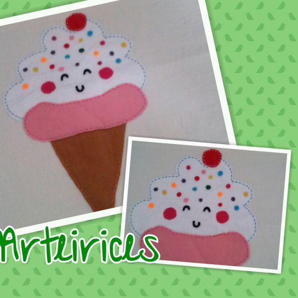 Capa para almofada Ice Cream